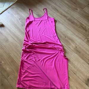 Vibrant Pink Sleeveless Dress